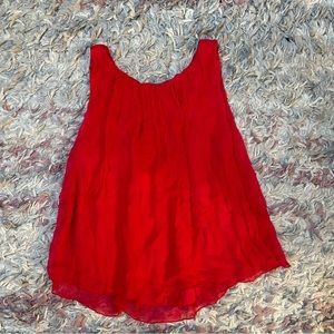 Alice and Olivia silk pink chiffon blouse S